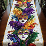 Camino de Mesa Acolchado - Máscaras de Carnaval